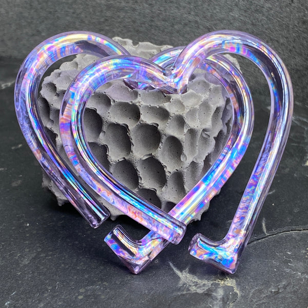 Oil Slick - Purple Rain | Glass Hearts | 10G - 0G