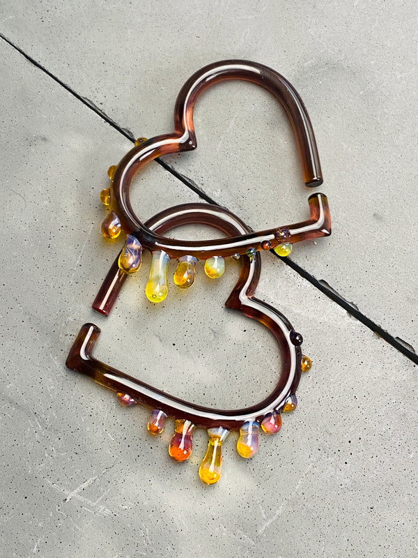 Honey Drip | Glass Hearts | 10G - 0G