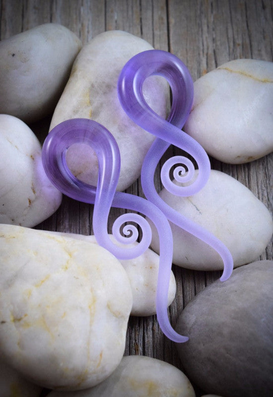 Purple Rain Seaglass | Squids | 14G - 1/2"